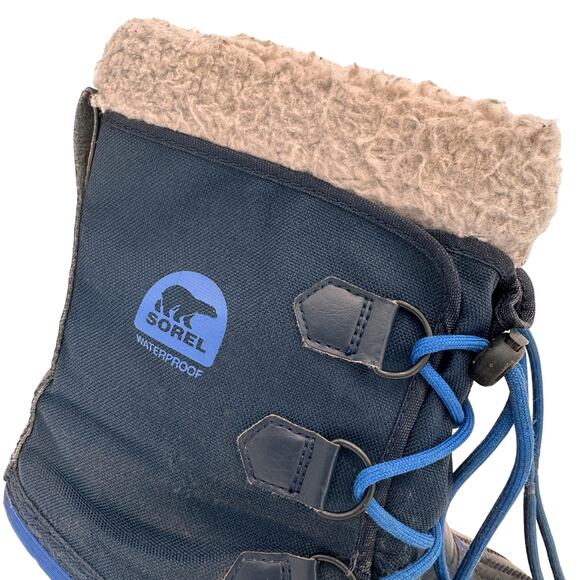 Sorel Youth Blue Yoot Pac Nylon Unisex Snow Boots Size 6 - Picture 2 of 10